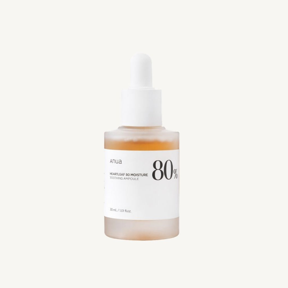 Siero viso coreano Anua Heartleaf 80 Soothing Ampoule per pelle sensibile
