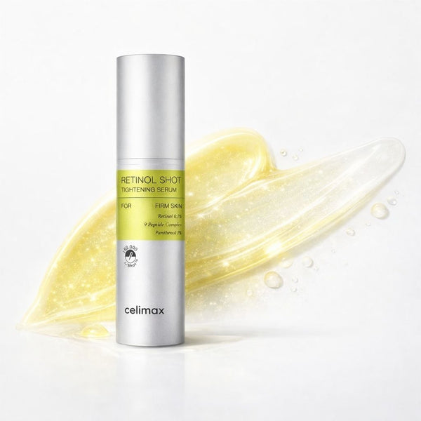 Texture siero viso Celimax The Vita A Retinol Shot per pelle levigata e tonica