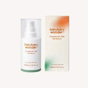 Haruharu Wonder Centella 4% TXA Dark Spot Go Away Serum con confezione