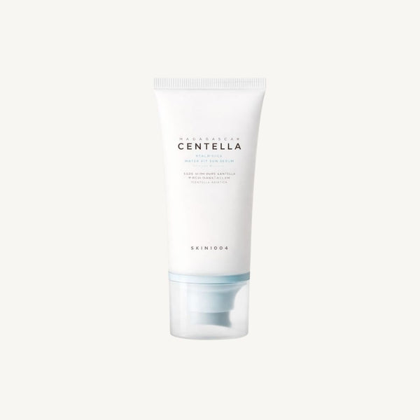 SKIN1004 Madagascar Centella Hyalu-Cica Water-Fit Sun Serum SPF50+ PA++++ 50 ml, siero solare idratante con protezione alta