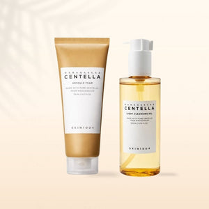 Set di pulizia duo SKIN1004 Madagascar, con due prodotti delicati per una detersione profonda e naturale, perfetto per rimuovere impurità e mantenere la pelle fresca e purificata