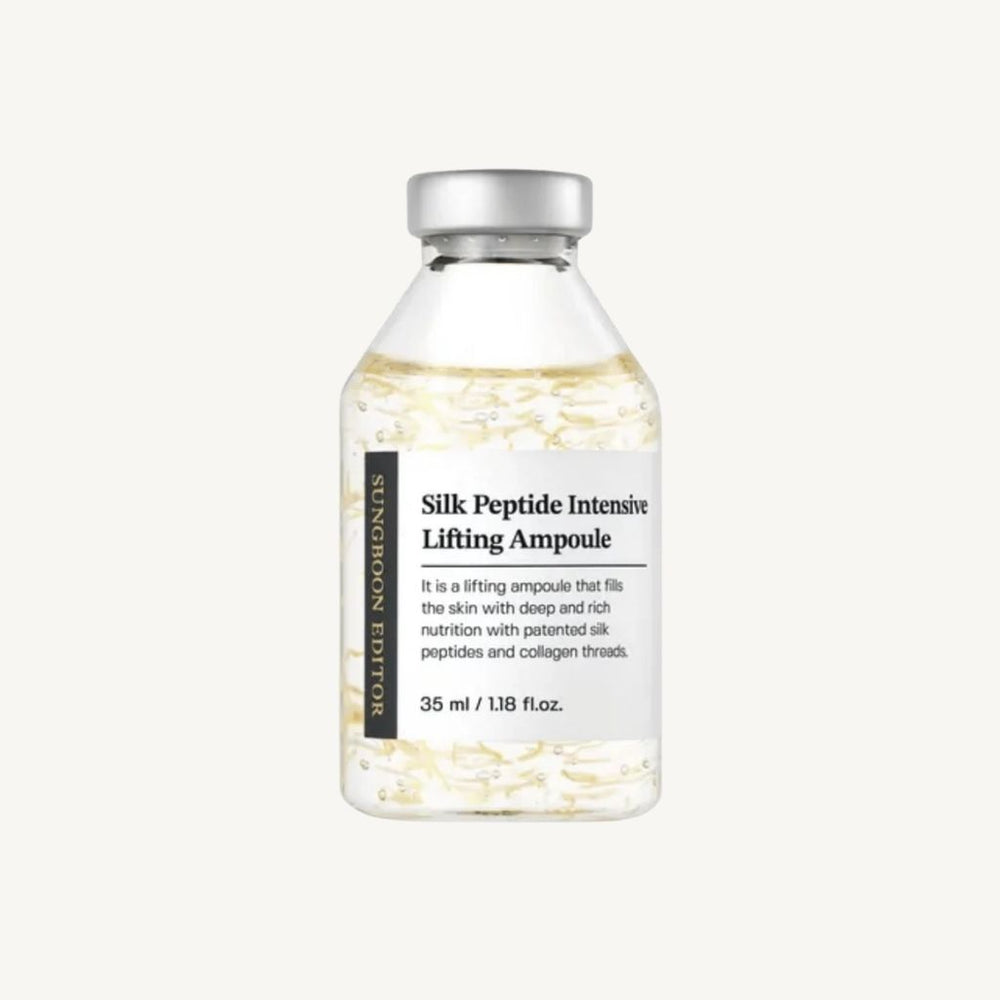 Sungboon Editor Silk Peptide Intensive Lifting Ampoule 35ml, ampoule viso ai peptidi effetto lifting per una pelle più tonica ed elastica.