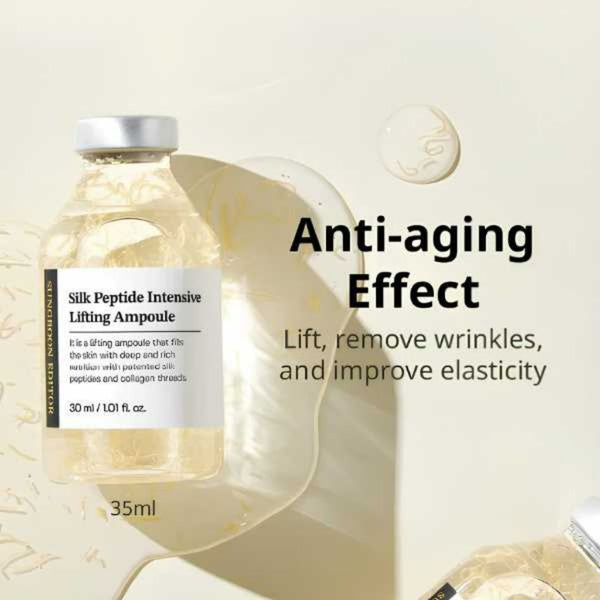 Benefici di Sungboon Editor Silk Peptide Intensive Lifting Ampoule 35ml: pelle più tonica, elastica, idratata e dall'aspetto levigato.