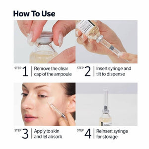 Come applicare Sungboon Editor Silk Peptide Intensive Lifting Ampoule 35ml durante la routine skincare per favorire idratazione ed effetto lifting.