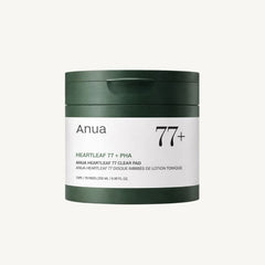 Toner pads coreani Anua Heartleaf 77% Clear Toner Pads per pelle lenita e pulita