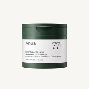 Toner pads coreani Anua Heartleaf 77% Clear Toner Pads per pelle lenita e pulita