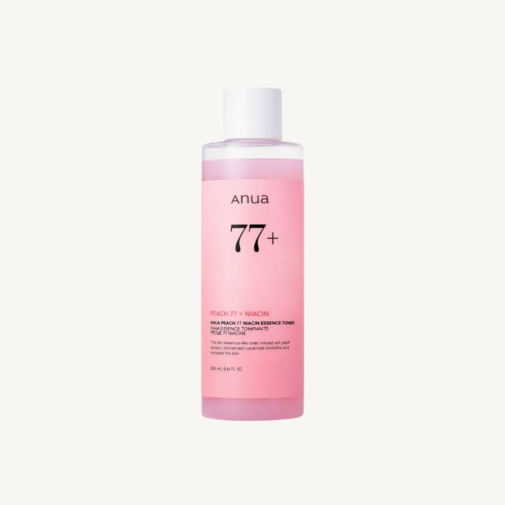 onico viso coreano Anua Peach 77% Niacin Essence Toner per idratazione e luminosità