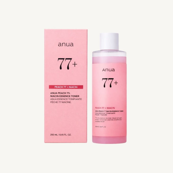 Tonico viso Anua Peach 77% Niacin Essence con confezione originale