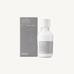 Tonico viso Celimax Dual Barrier Creamy Toner con confezione originale