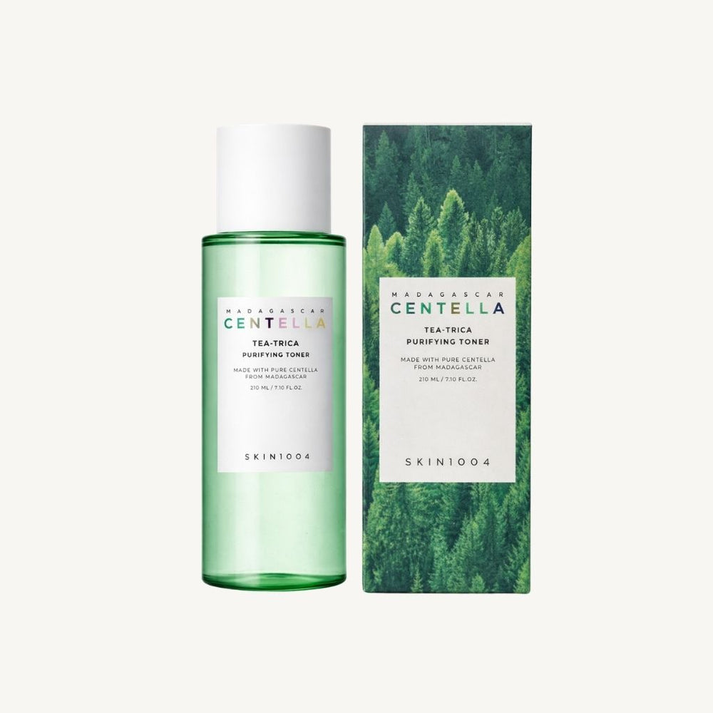 Tonico viso coreano SKIN1004 Centella Tea Trica Purifying Toner per pelle impura
