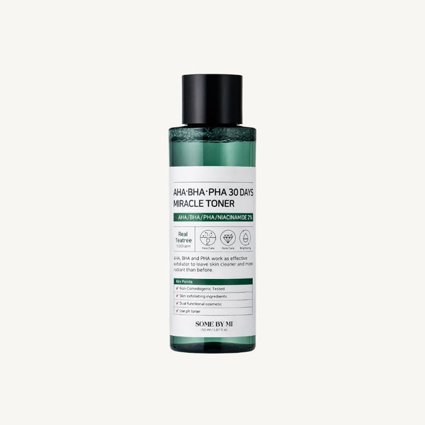 Tonico viso coreano Some By Mi AHA BHA PHA 30 Days Miracle Toner per esfoliazione e pelle liscia