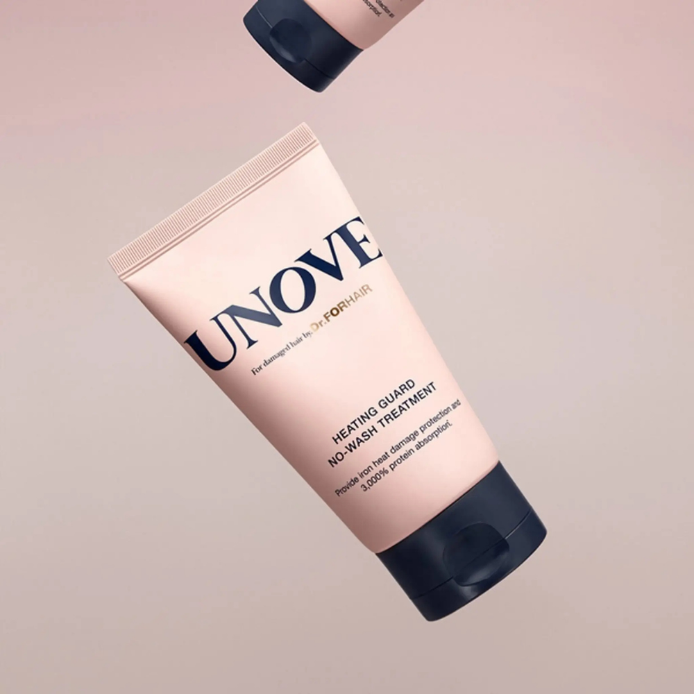 UNOVE Heat Guard Leave In Treatment Hair Mask 147 ml trattamento capelli senza risciacquo coreano con protezione dal calore per capelli secchi e danneggiati