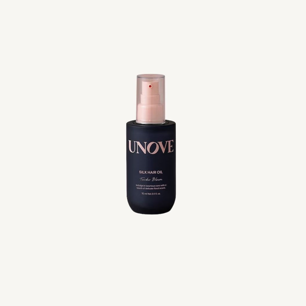 UNOVE Silk Hair Oil Tender Bloom 70ml olio capelli coreano lucidante e anti crespo