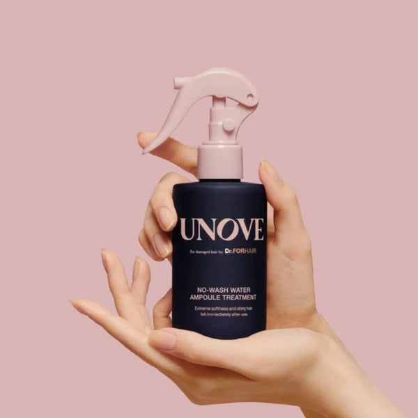 UNOVE Water Ampoule Leave in Treatment 200ml trattamento leave in coreano nella routine capelli per idratare nutrire e rendere i capelli morbidi e setosi