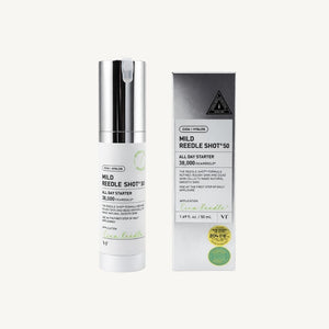 VT Cosmetics Reedle Shot 50 con confezione originale skincare coreana per pelle luminosa